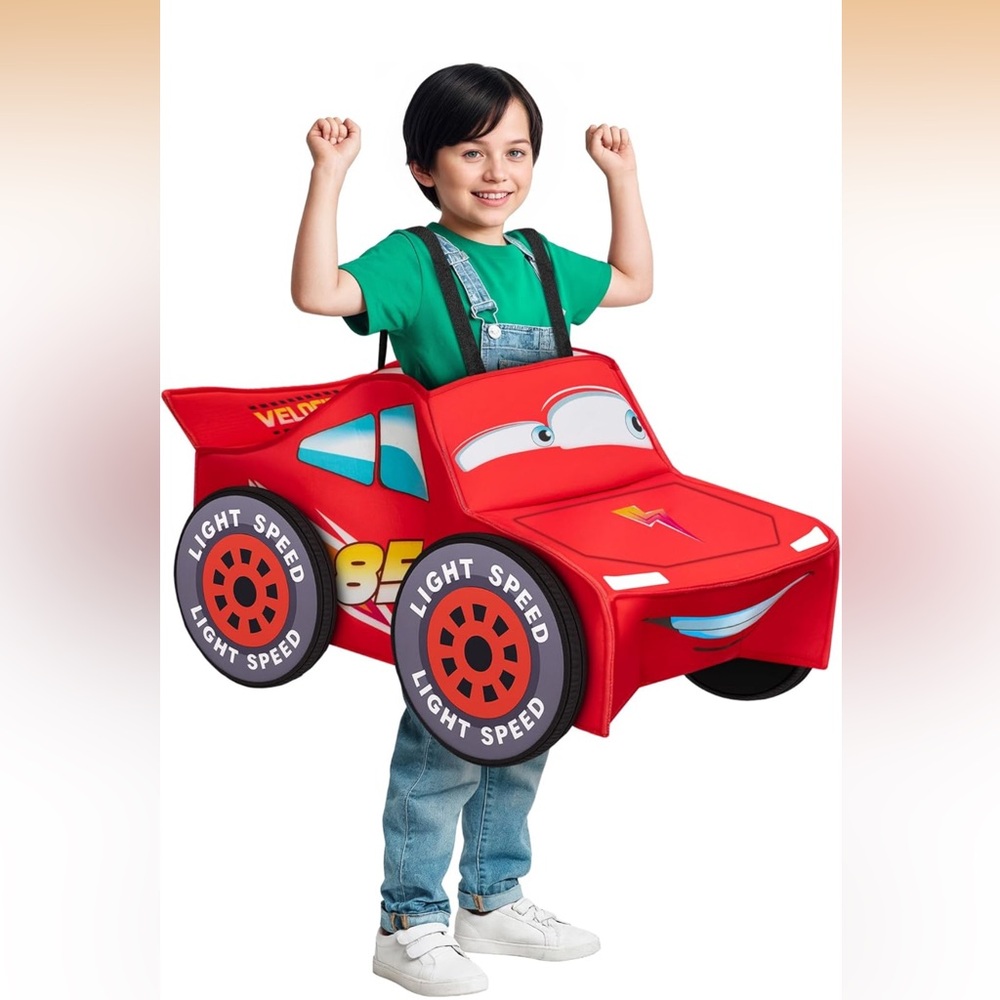 Red Race Pixar Cars Costume for Kids